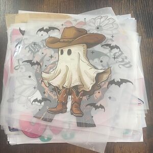 100+ screen print and DTF transfers